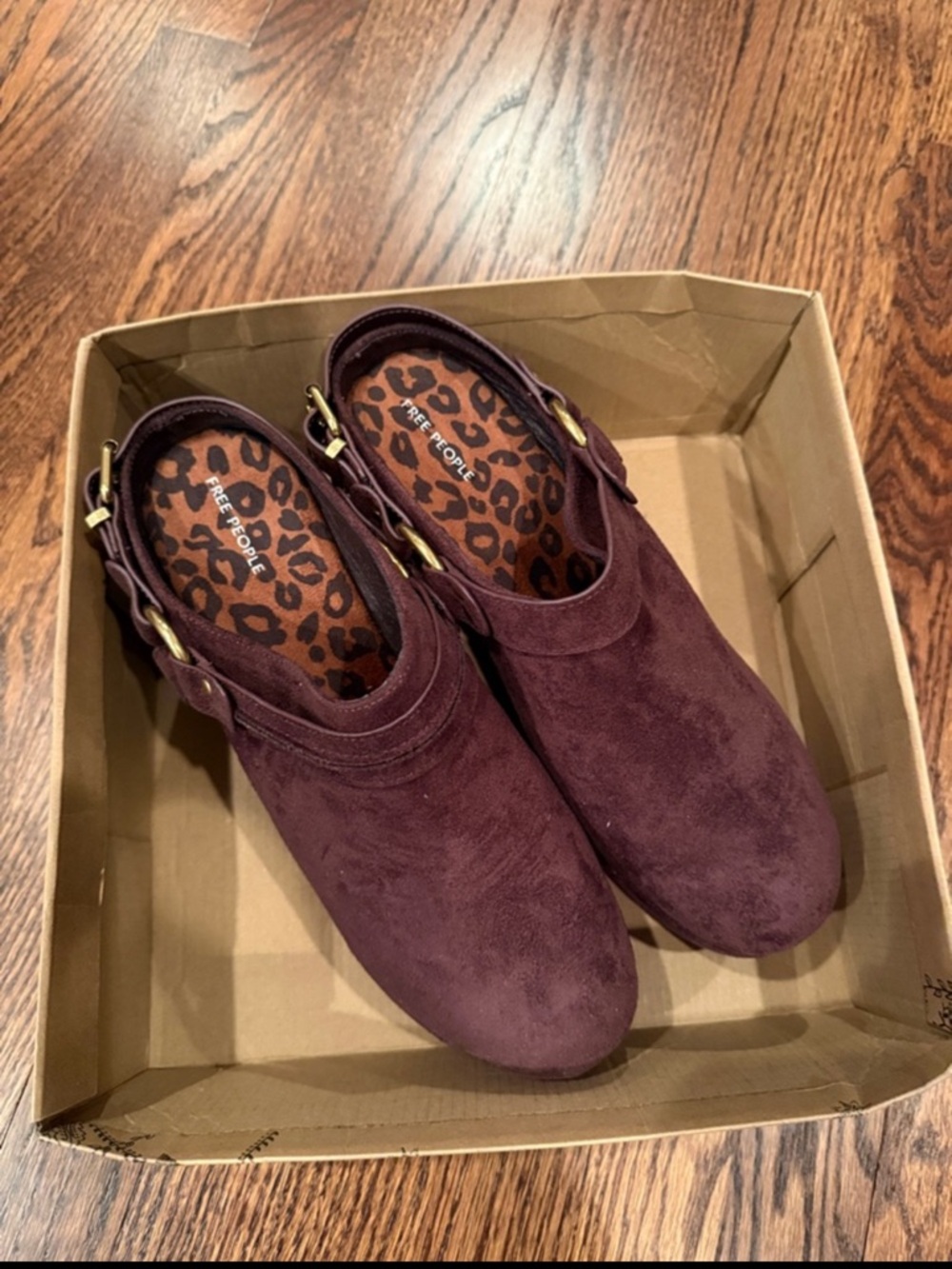 New  Free People Amalia Vegan Harness Clogs Size 11 - Picture 4 of 7